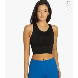 Sweaty Betty Stamina Longline Bra Black M Athleisure Yoga Pilates Fitness Gym